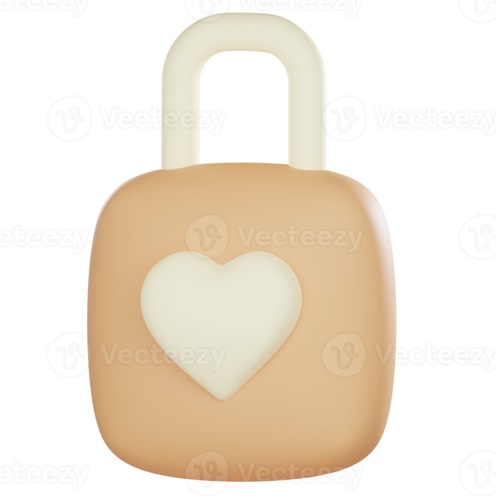 A heart shaped lock on a black background png