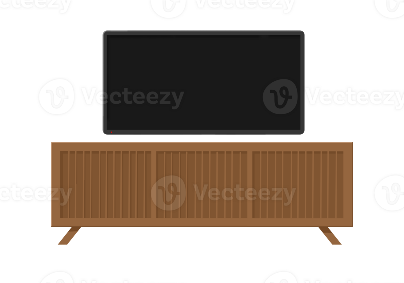 tv flat icon, flat design, transparent background png