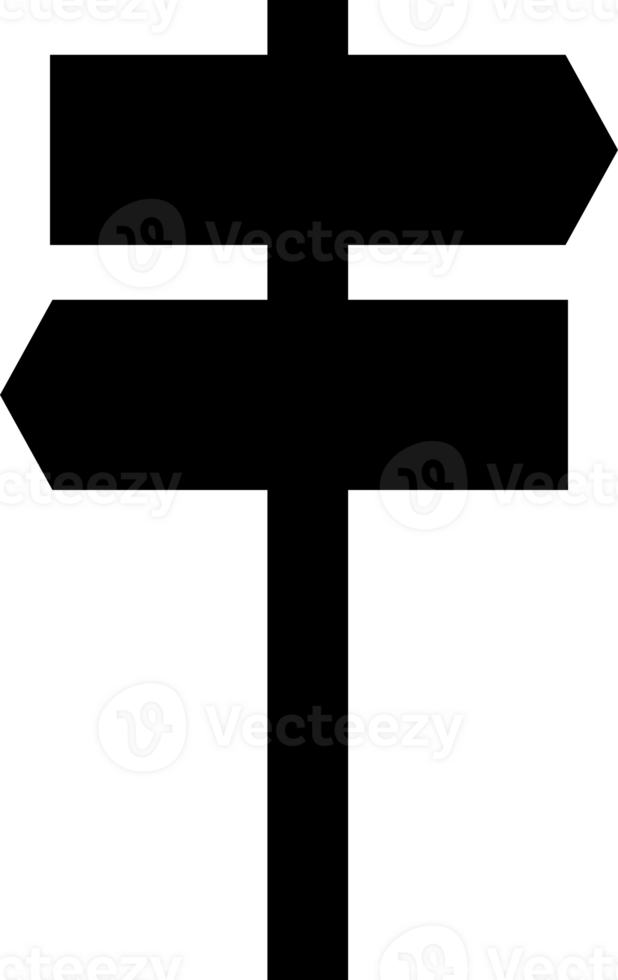 Black road sign icon png