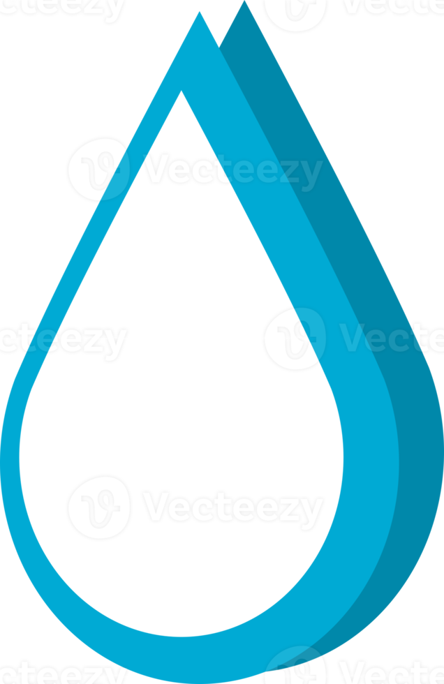 Blue icon drop water png