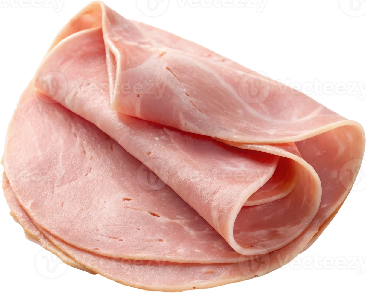 Soft and Tender Deli Ham Slice png
