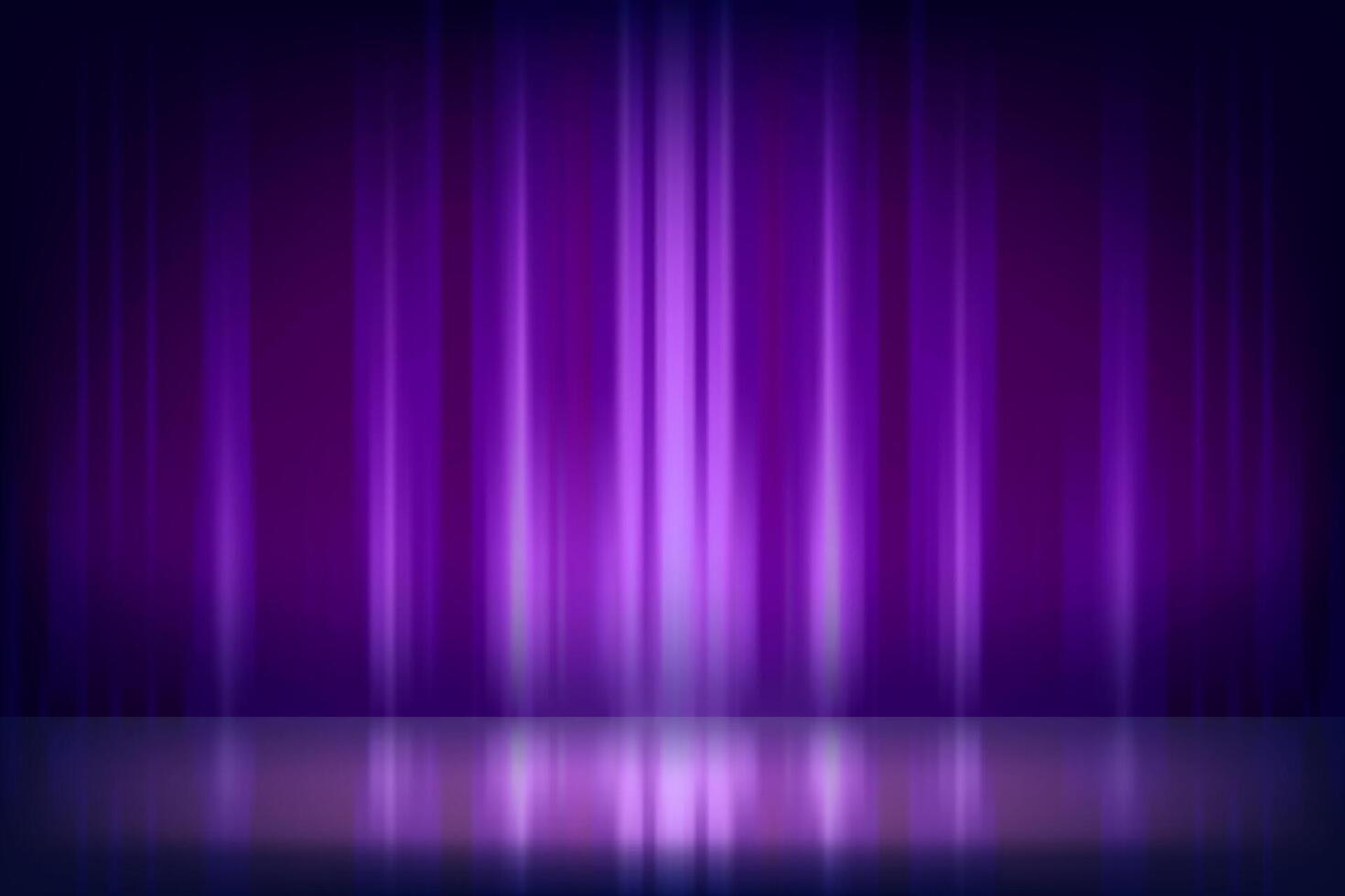 Abstract violet studio background. 3d vector