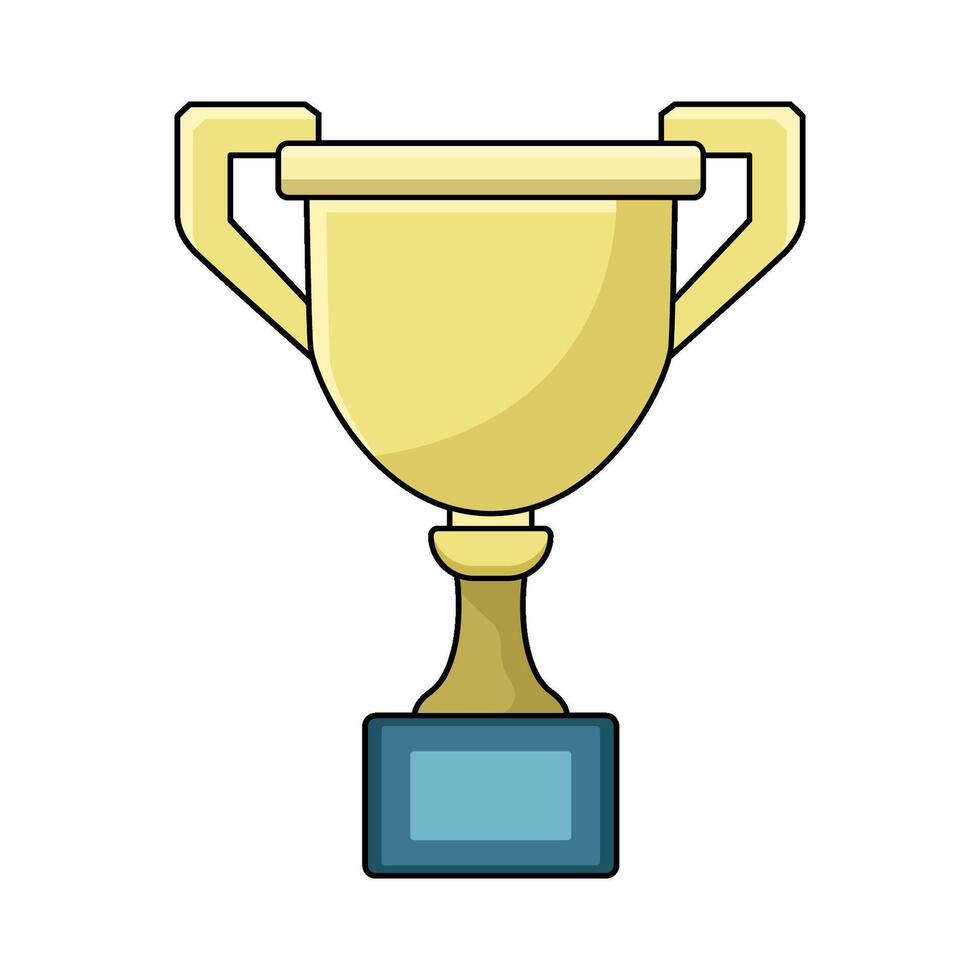illustration of cup trophy award vector