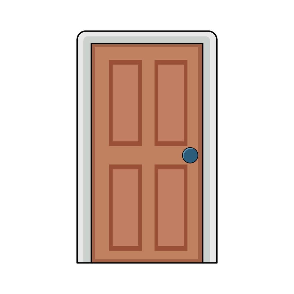 illustration of Closed Door vector