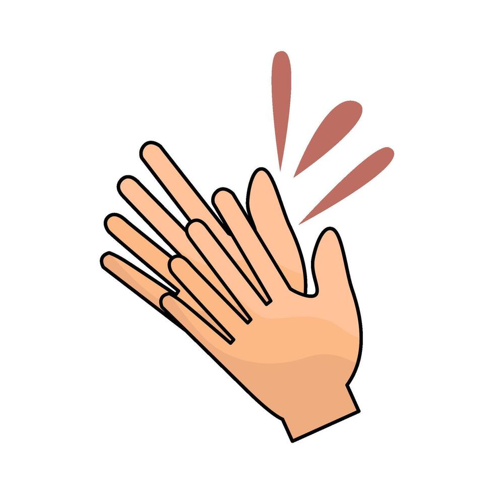 illustration of Applause vector