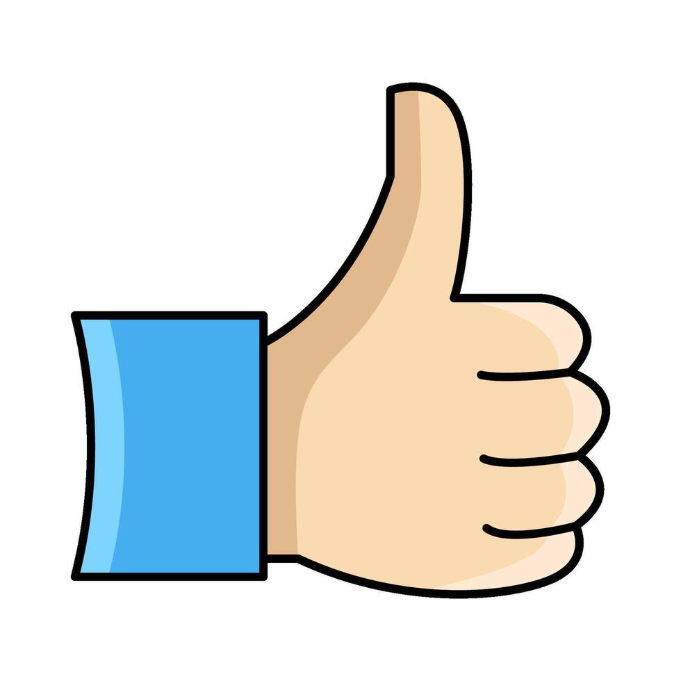 illustration of Thumbs up like vector