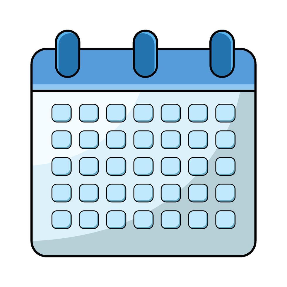 illustration of Simple Calendar Date vector