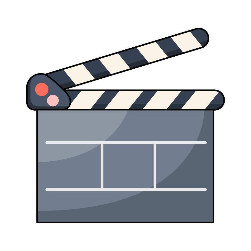 illustration of Film Slate vector