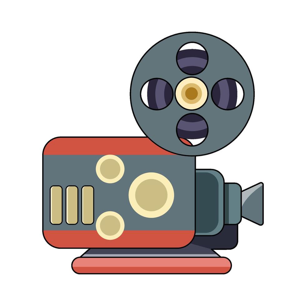 illustration of Movie Projector vector