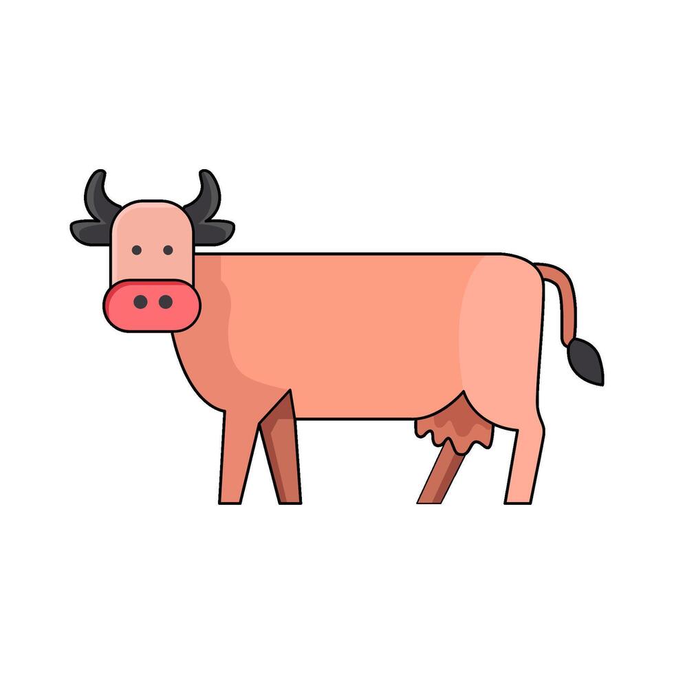 illustration of A Cow vector