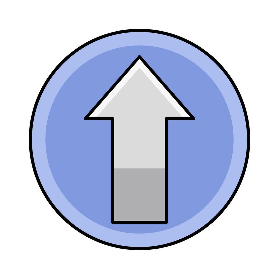 illustration of Upload arrow vector