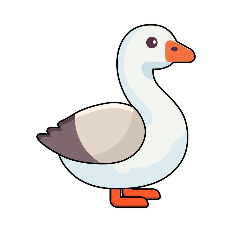 illustration of goose vector