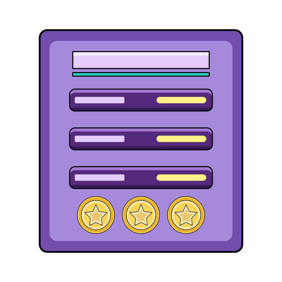 illustration of High Score vector