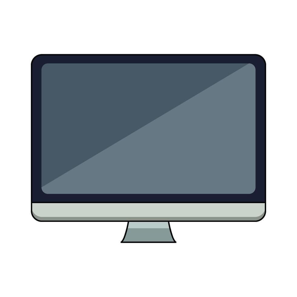 illustration of Computer gaming vector