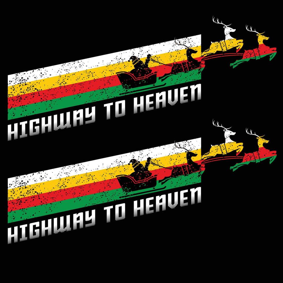 highway to heaven design vector