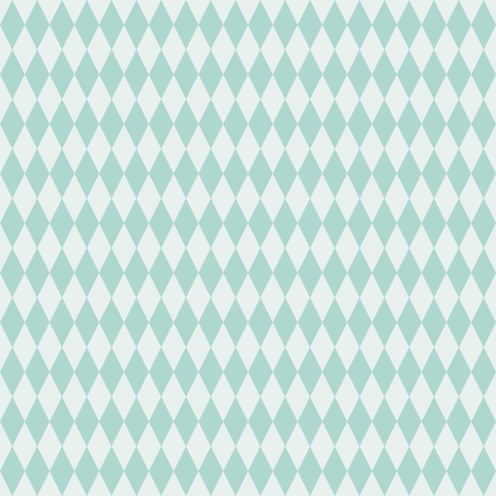 Pale green rhombus pattern seamless geometric background with repeating pastel argyle grid perfect for wrapping, textile, scrapbook, digital paper, wallpaper, or decorative web design square vector