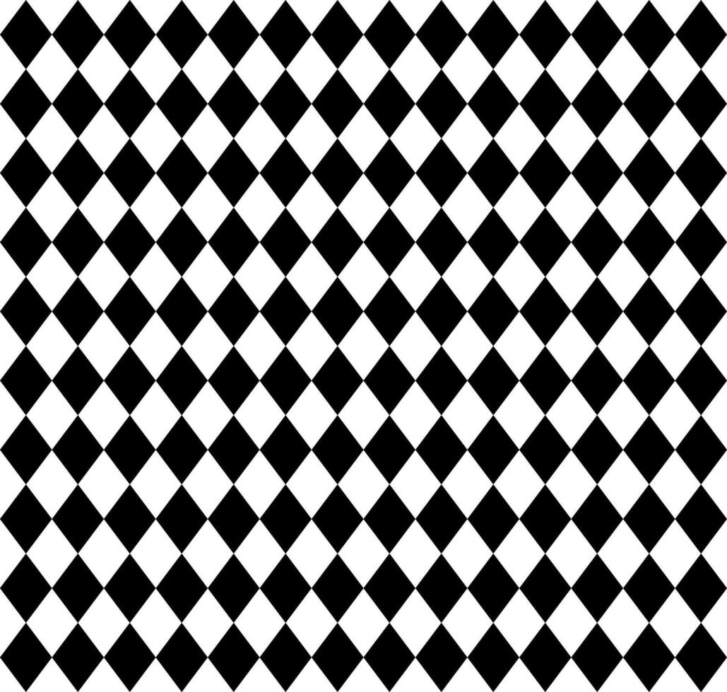 High contrast seamless black and white checkerboard pattern background abstract diamond geometric tile texture bold visual backdrop minimal modern grid layout decor optical illusion square vector