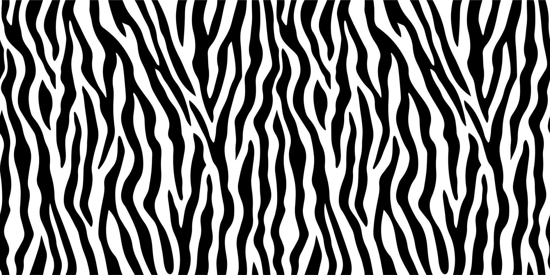 High contrast black and white zebra pattern seamless abstract animal print for backgrounds wallpaper textiles fashion wild jungle style safari modern fabric surface design wildlife concept vector
