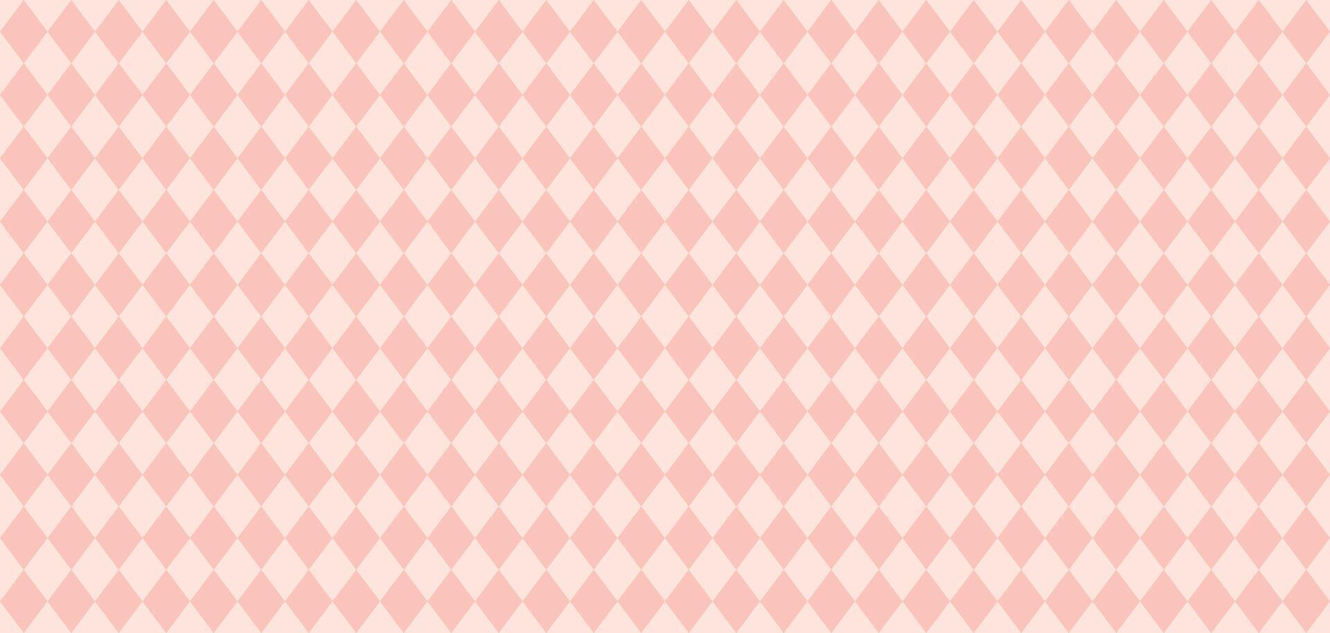 Seamless soft peach and cream argyle diamond pattern with checkered design for elegant textile backgrounds wallpapers pastel wrapping paper surface prints stylish vintage digital fabric vector