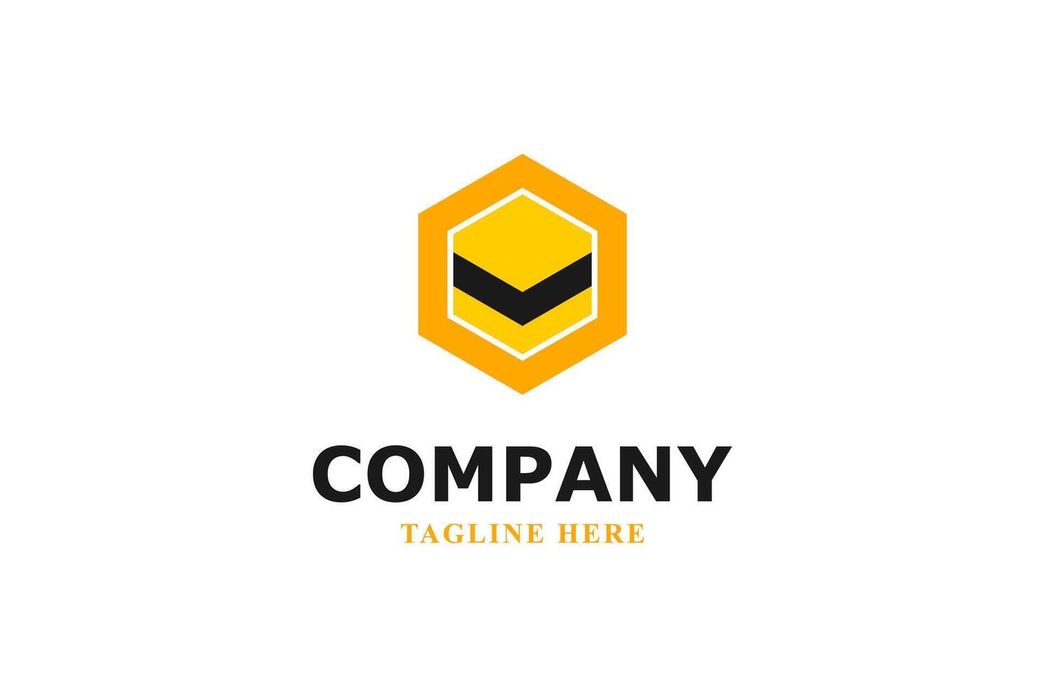 honey text with honeycomb for logo vector