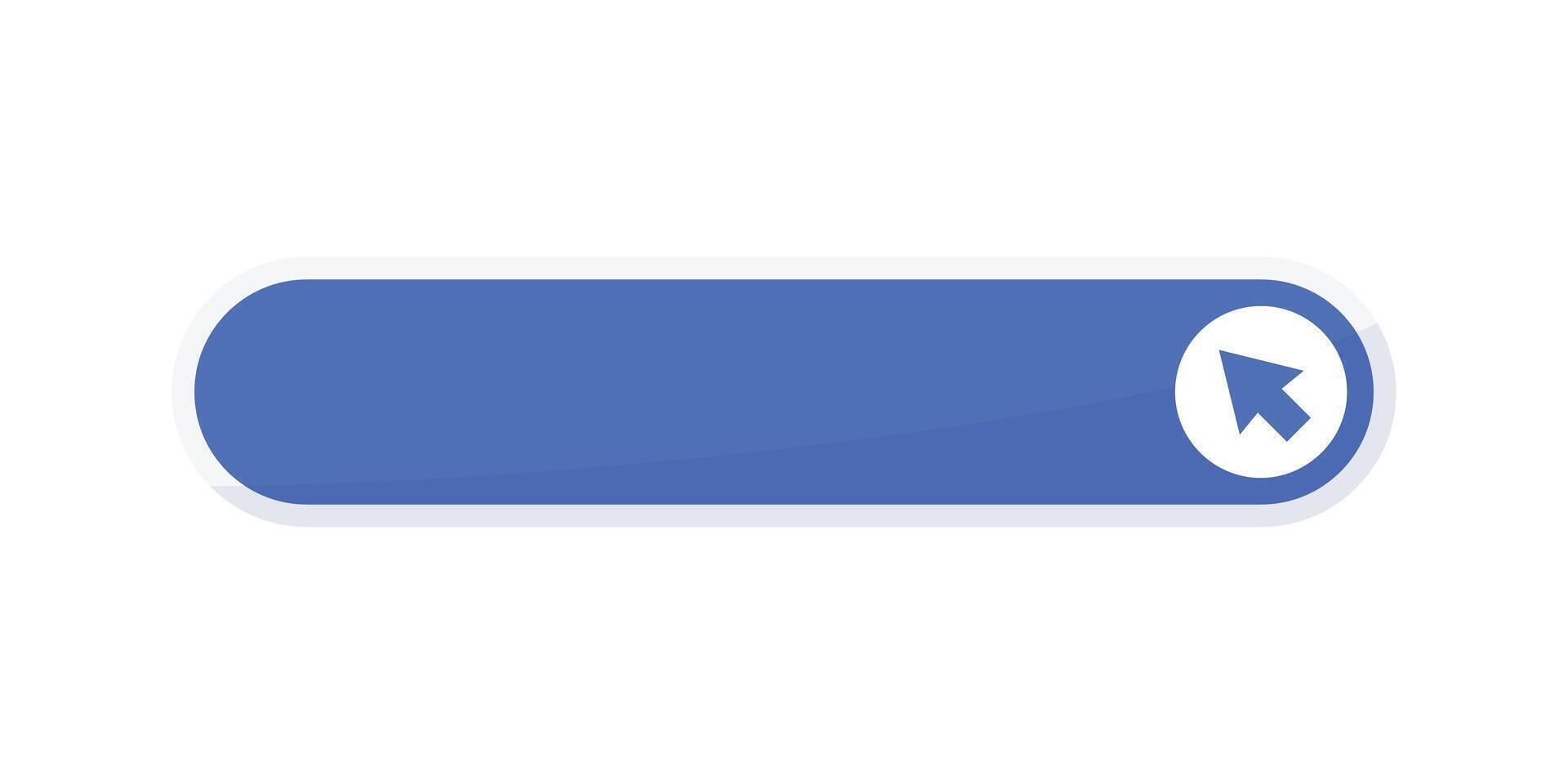 A blue battery icon on a white background vector