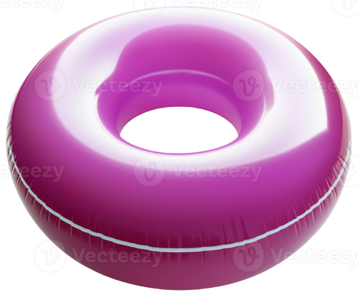 Purple Inflatable Donut for Summer Fun and Enjoyment png