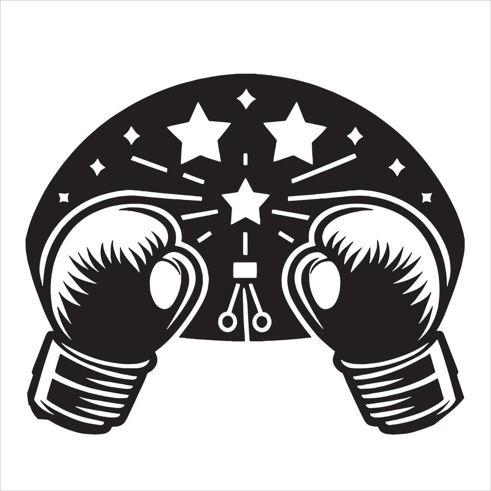 Boxing Gloves Clipart vector