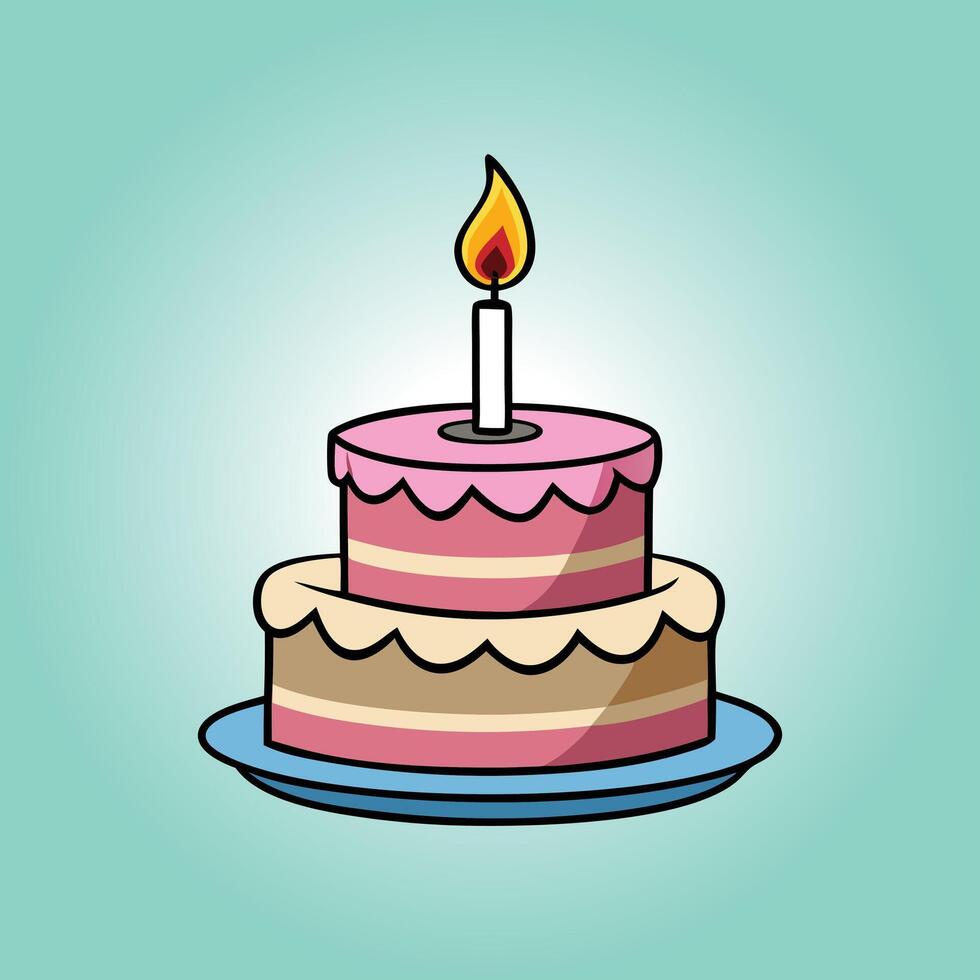 Birthday Cake Celebration vector