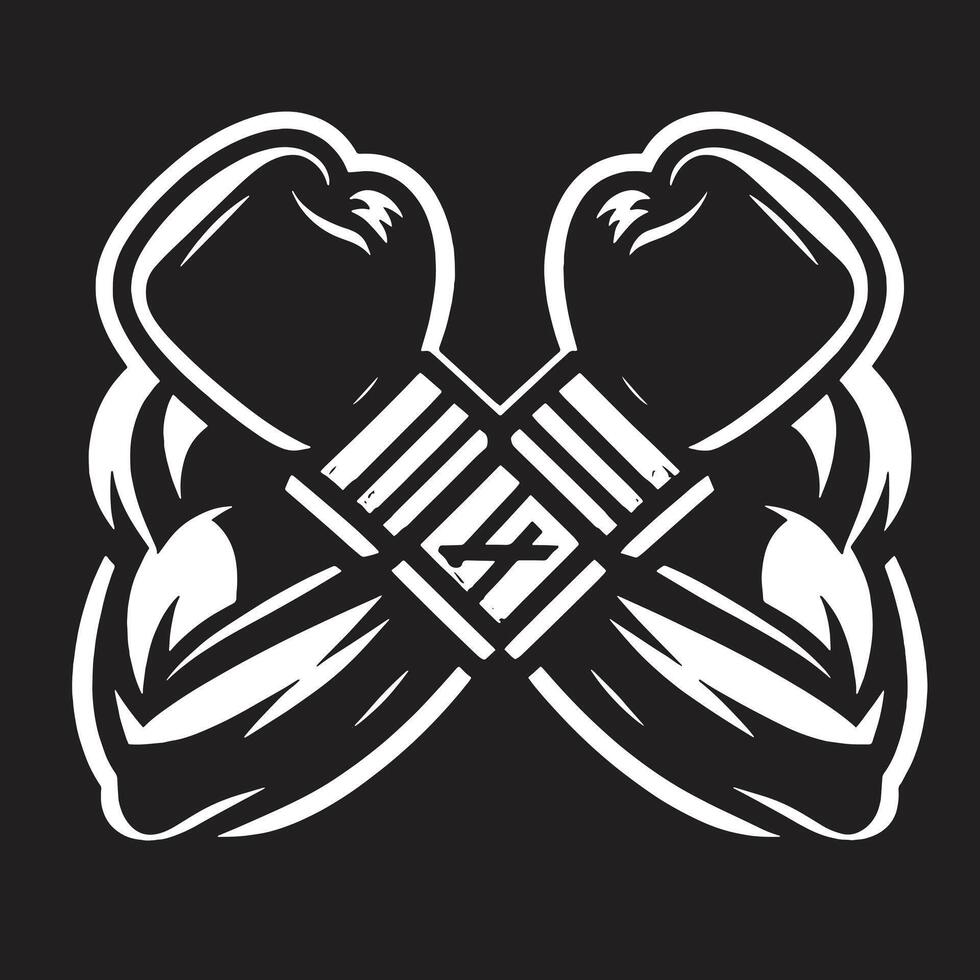 Boxing Championship Badge vector