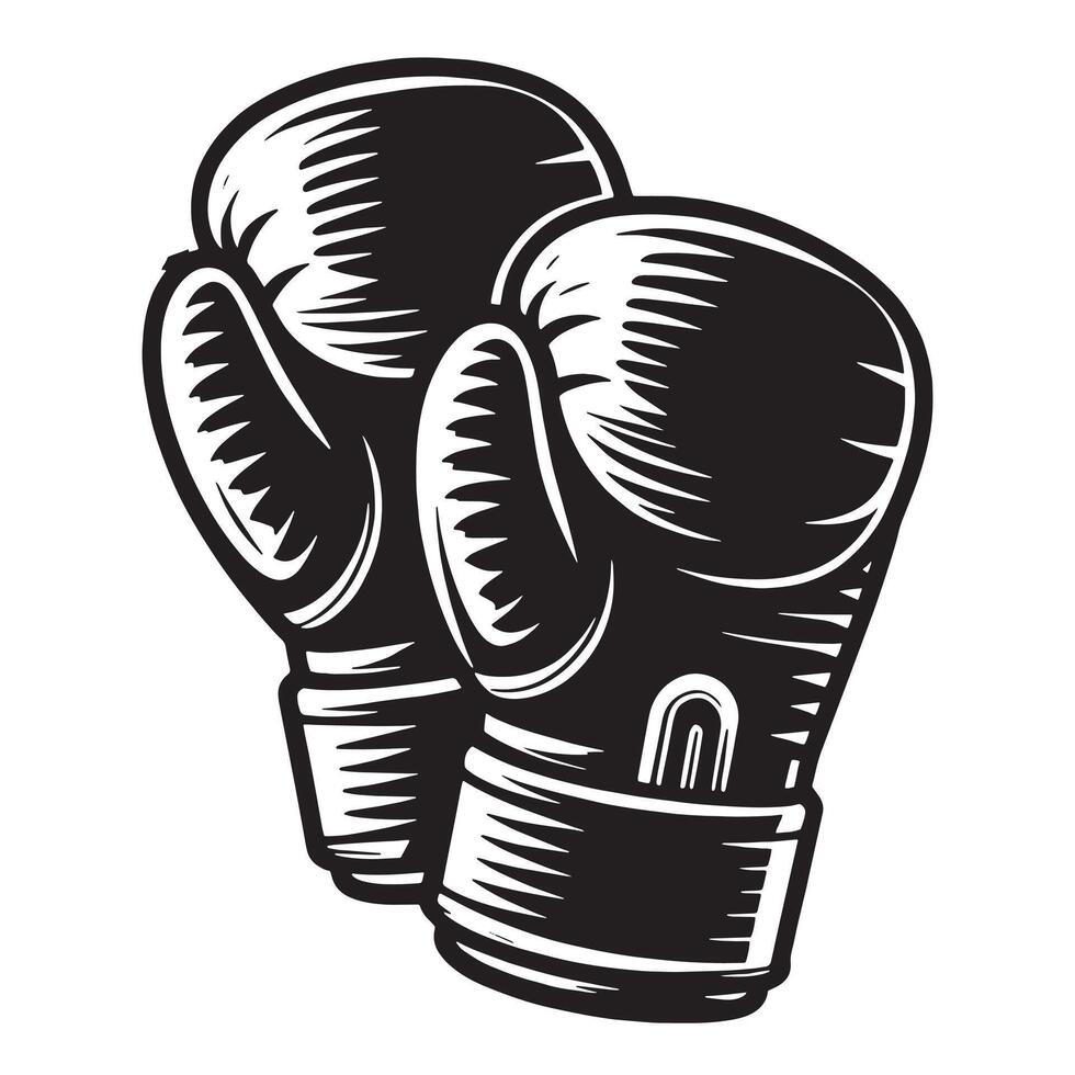 Boxing Gloves Graphic Design vector
