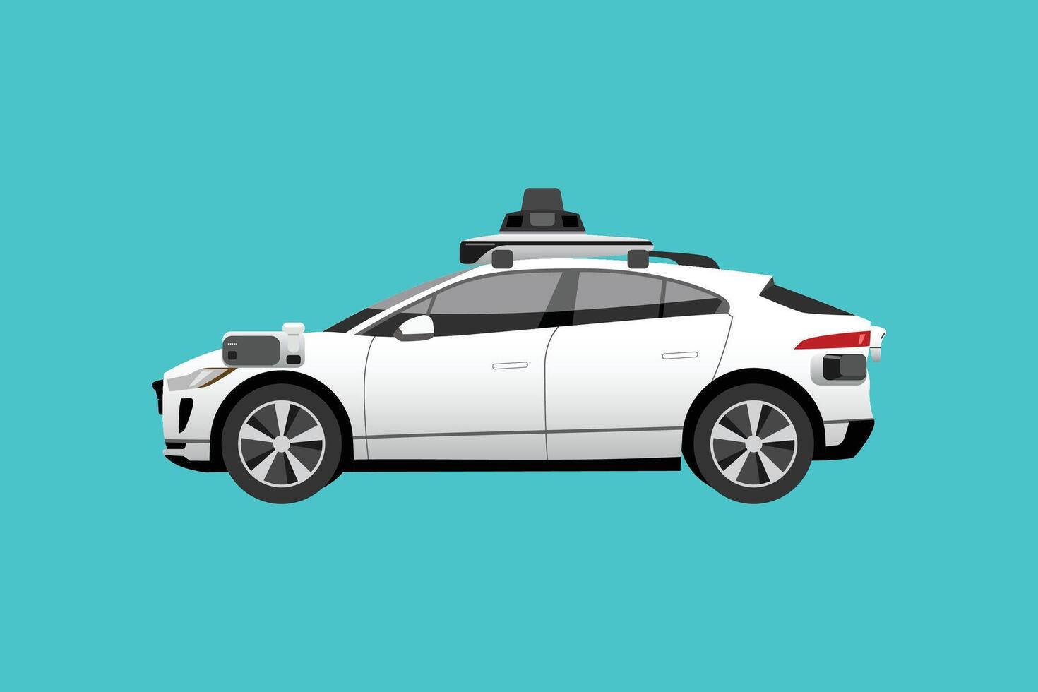 Self driving car vector