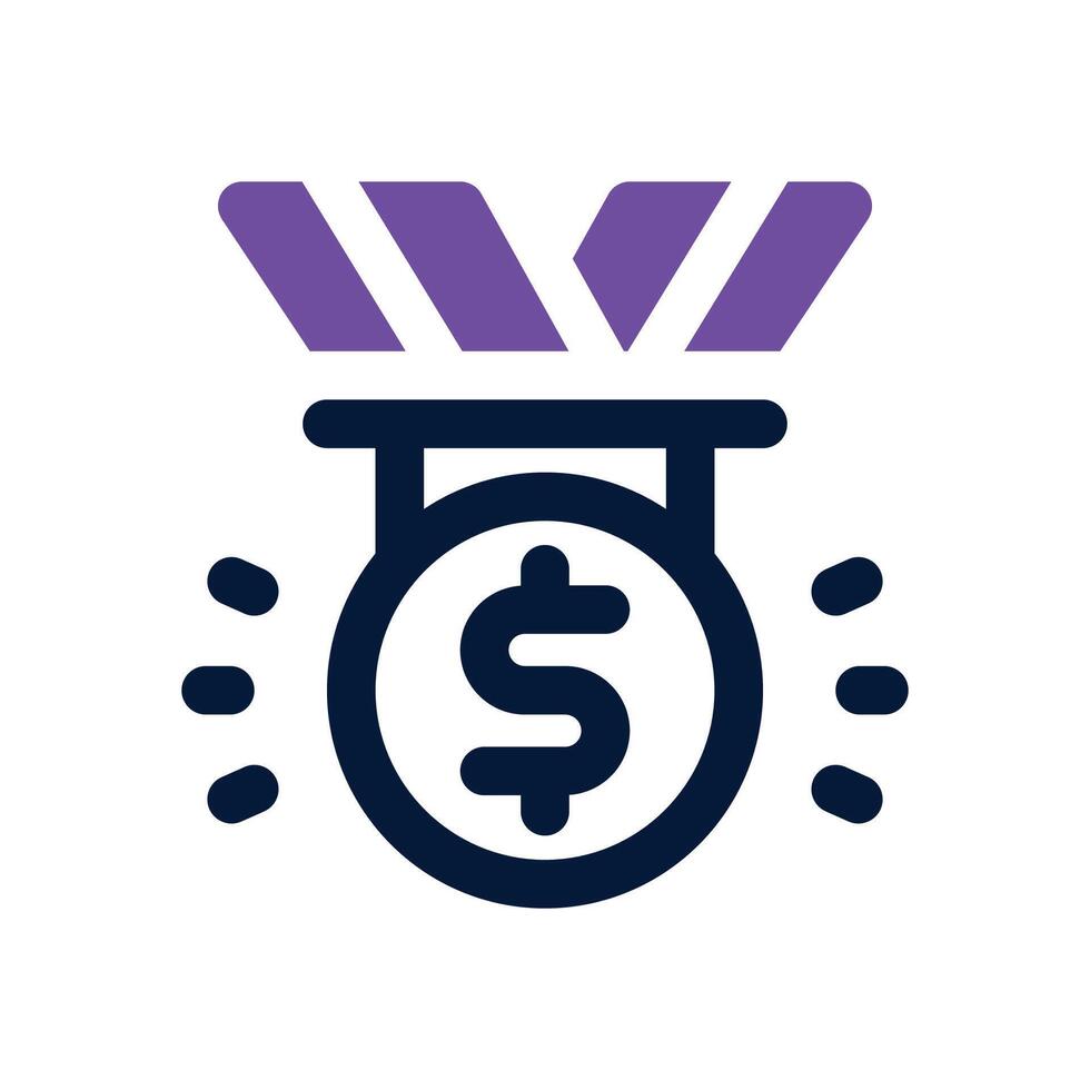 medal duotone icon. Sleek and modern icon for websites, mobile apps, marketing materials, and corporate design. Fully scalable and ready to use. vector