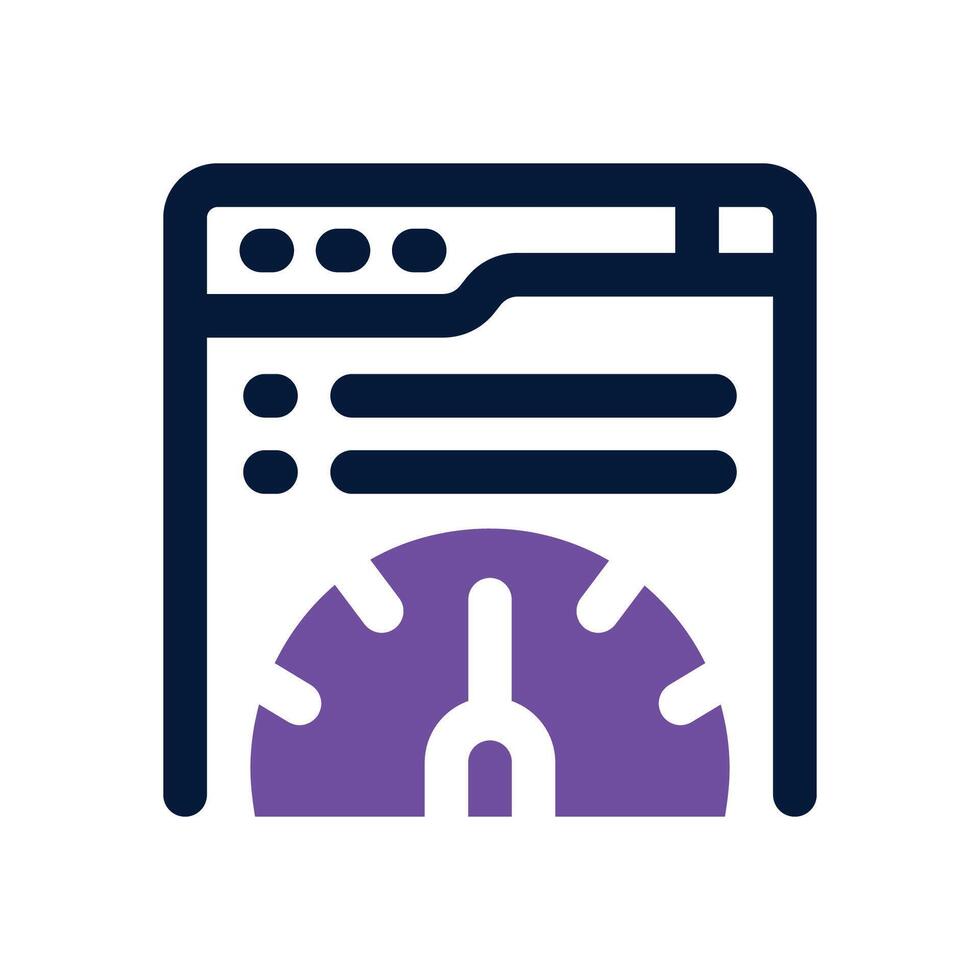 performance duotone icon. Sleek and modern icon for websites, mobile apps, marketing materials, and corporate design. Fully scalable and ready to use. vector
