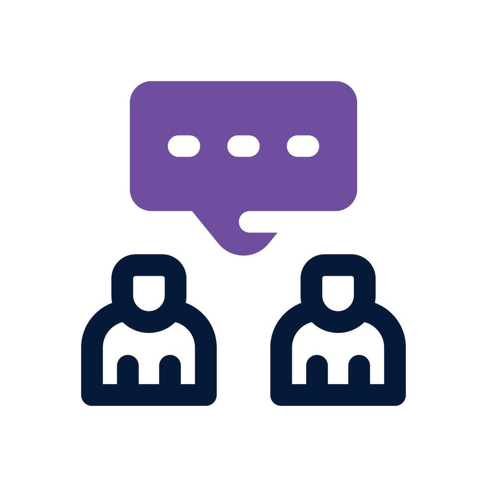 consultant dual tone icon. Sleek and modern icon for websites and mobile apps. vector