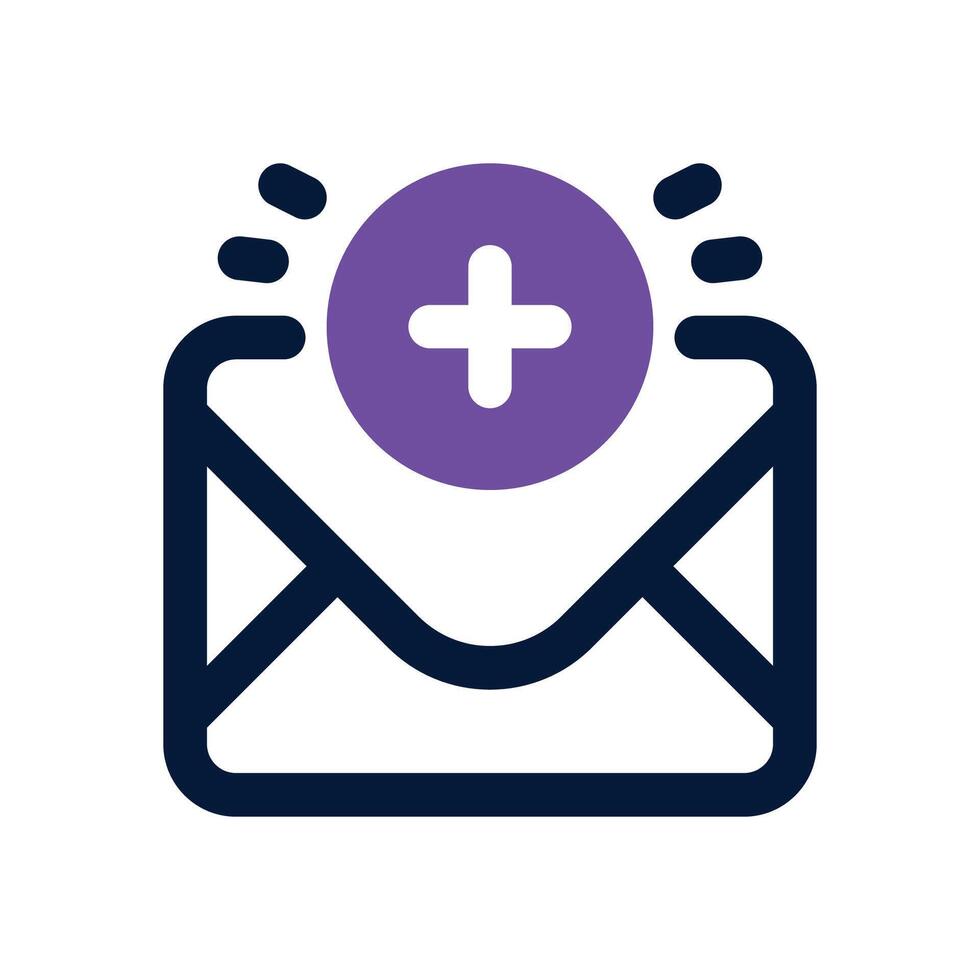 new email duotone icon. Sleek and modern icon for websites, mobile apps, marketing materials, and corporate design. Fully scalable and ready to use. vector