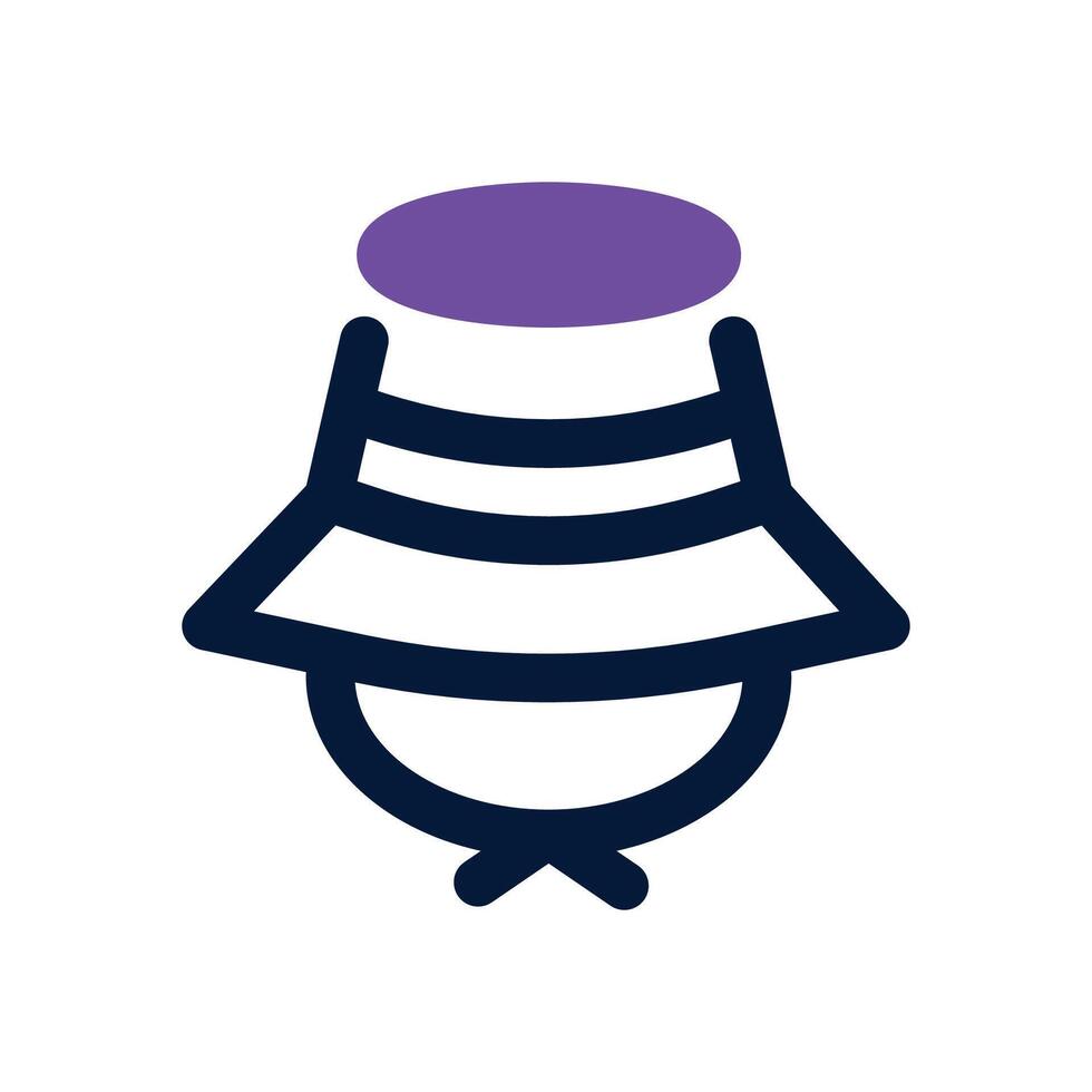 hat duotone icon. Sleek and modern icon for websites, mobile apps, marketing materials, and corporate design. Fully scalable and ready to use. vector
