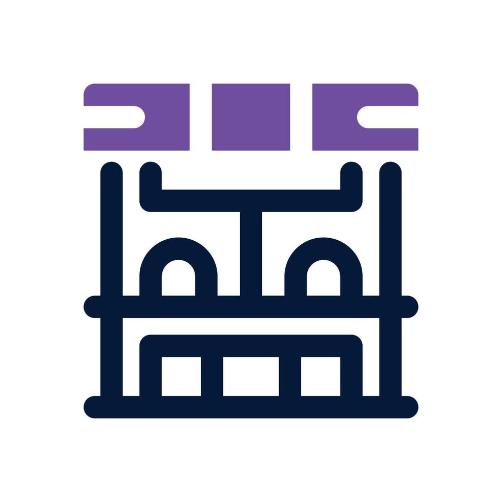ticket box duotone icon. Sleek and modern icon for websites, mobile apps, marketing materials, and corporate design. Fully scalable and ready to use. vector