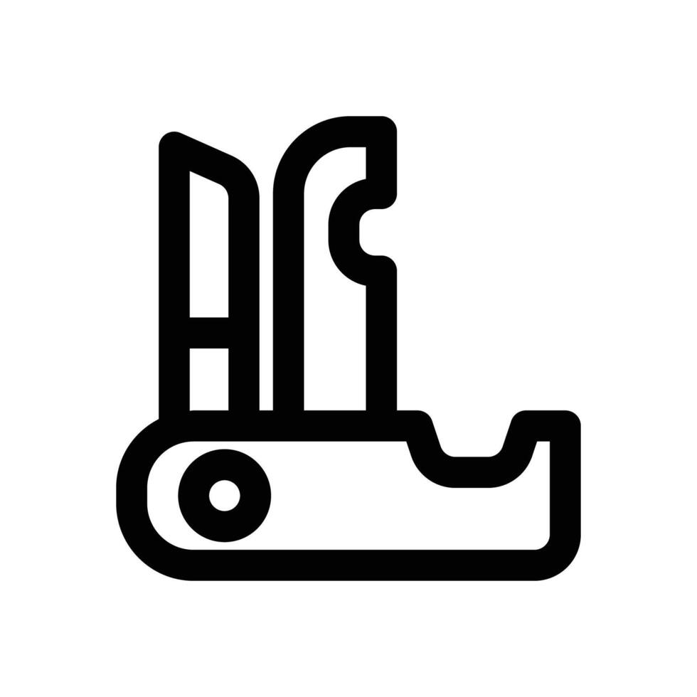 multi tool line icon. Clean and minimalist icon for websites and mobile apps. vector