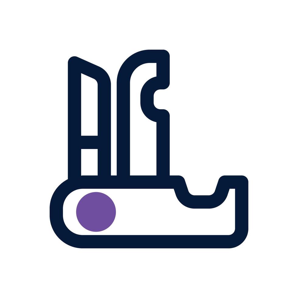 multi tool dual tone icon. Sleek and modern icon for websites and mobile apps. vector