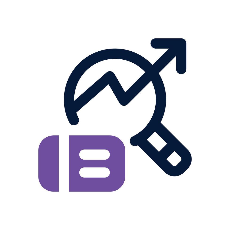 seo optimization dual tone icon. Sleek and modern icon for websites and mobile apps. vector