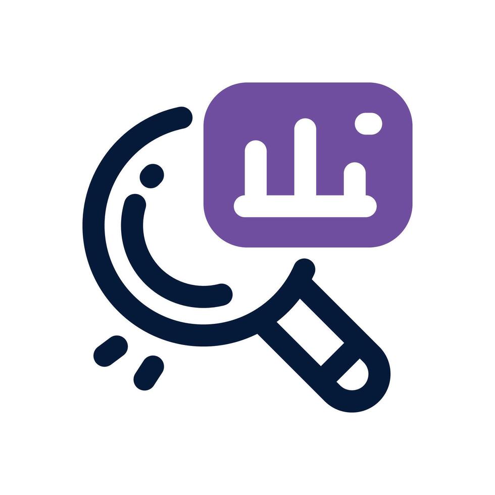statistic duotone icon. Sleek and modern icon for websites, mobile apps, marketing materials, and corporate design. Fully scalable and ready to use. vector