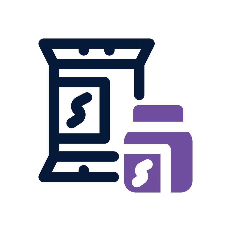 energy food dual tone icon. Sleek and modern icon for websites and mobile apps. vector
