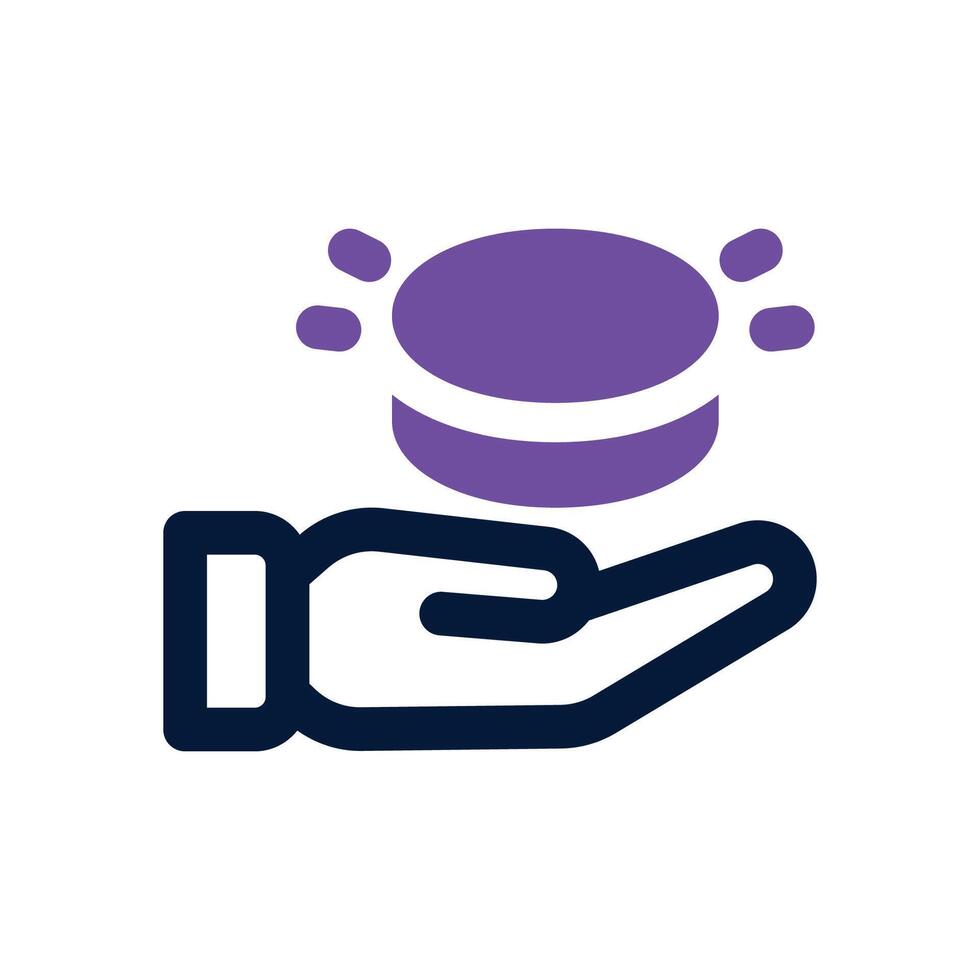 commission duotone icon. Sleek and modern icon for websites, mobile apps, marketing materials, and corporate design. Fully scalable and ready to use. vector