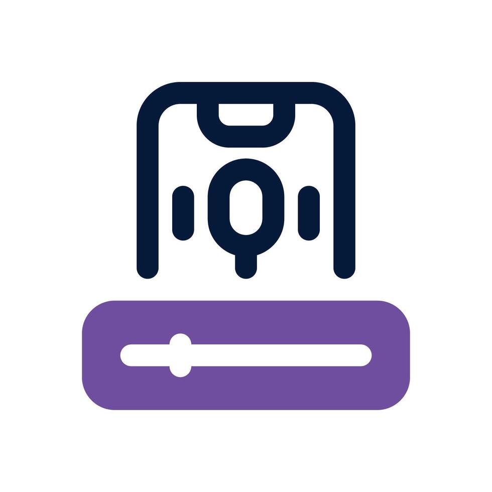 podcast duotone icon. Sleek and modern icon for websites, mobile apps, marketing materials, and corporate design. Fully scalable and ready to use. vector