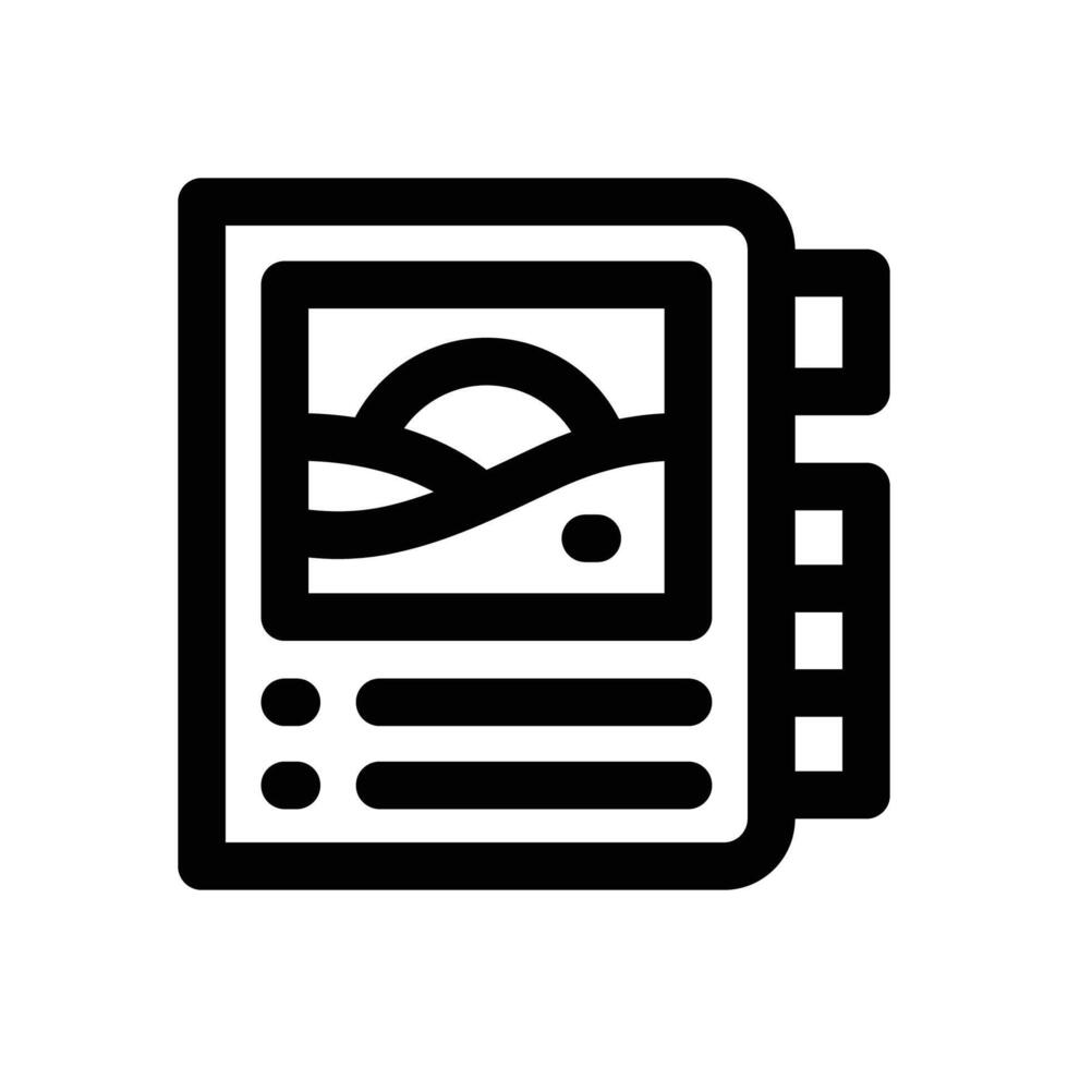 album line icon. Clean and minimalist icon for websites and mobile apps. vector