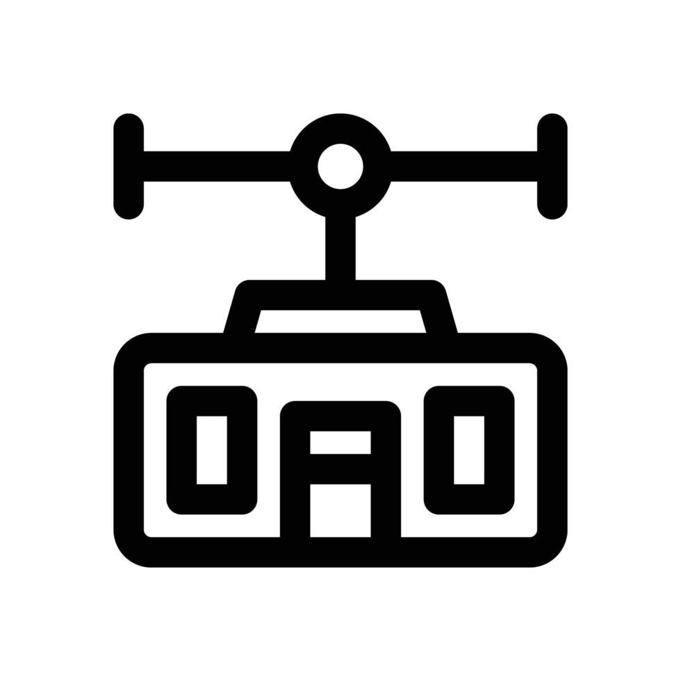 sky lift line icon. Clean and minimalist icon for websites and mobile apps. vector