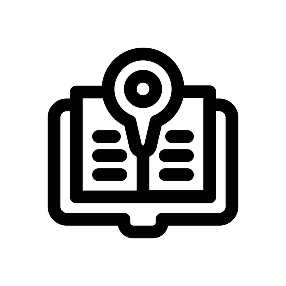 tour guide line icon. Clean and minimalist icon for websites, mobile apps, presentations, and logos. Fully scalable and customizable for any project. vector