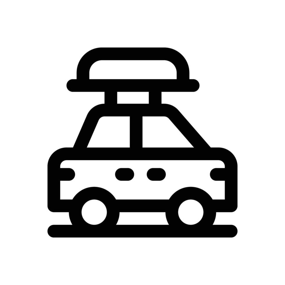 car line icon. Clean and minimalist icon for websites and mobile apps. vector