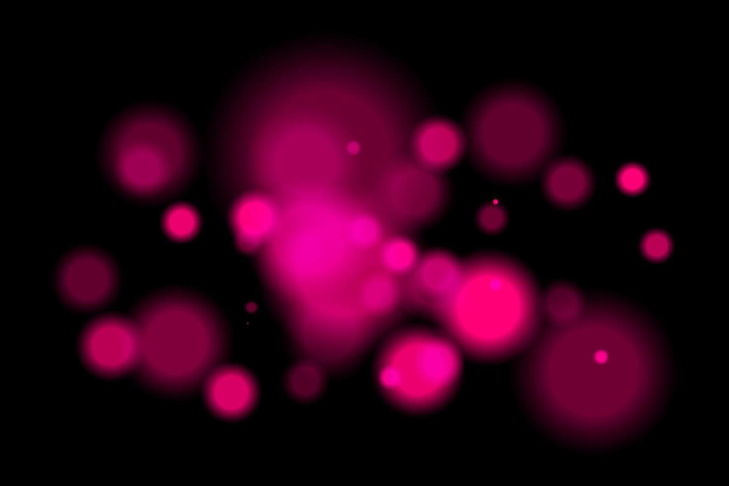 Pink lights on a black background vector