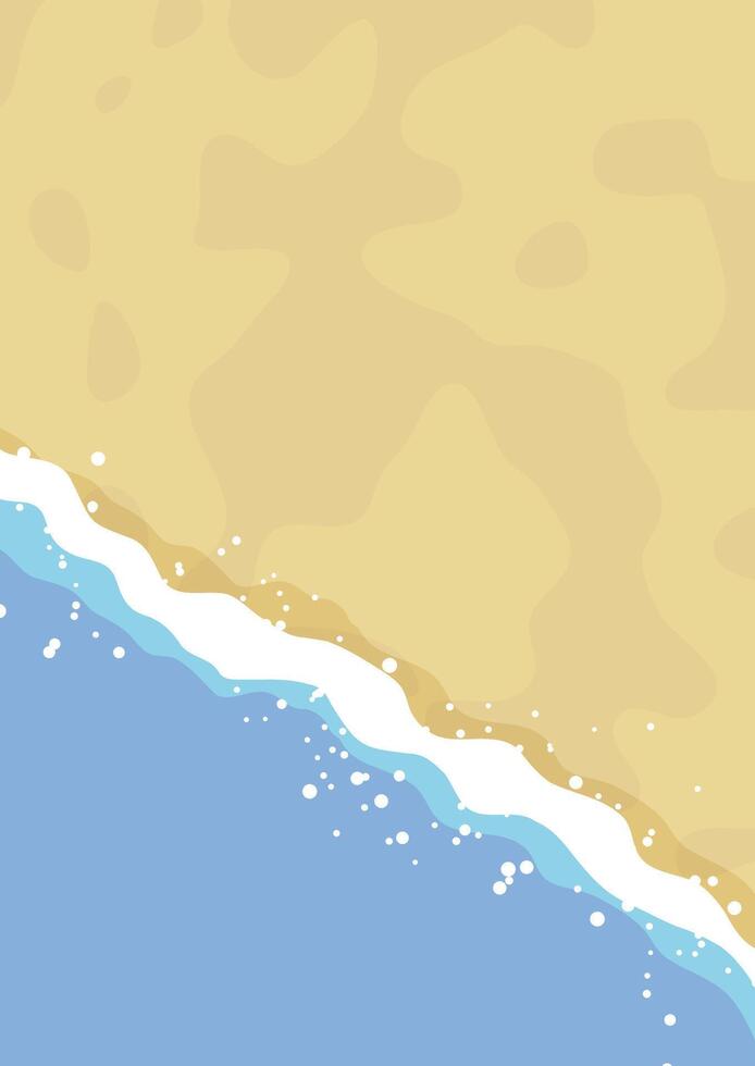 Abstract sea and sand background design vector